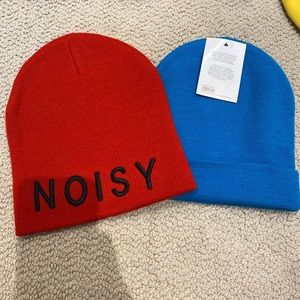 Red and Blue Beanies